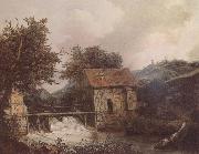 Jacob van Ruisdael Two Watermills china oil painting artist